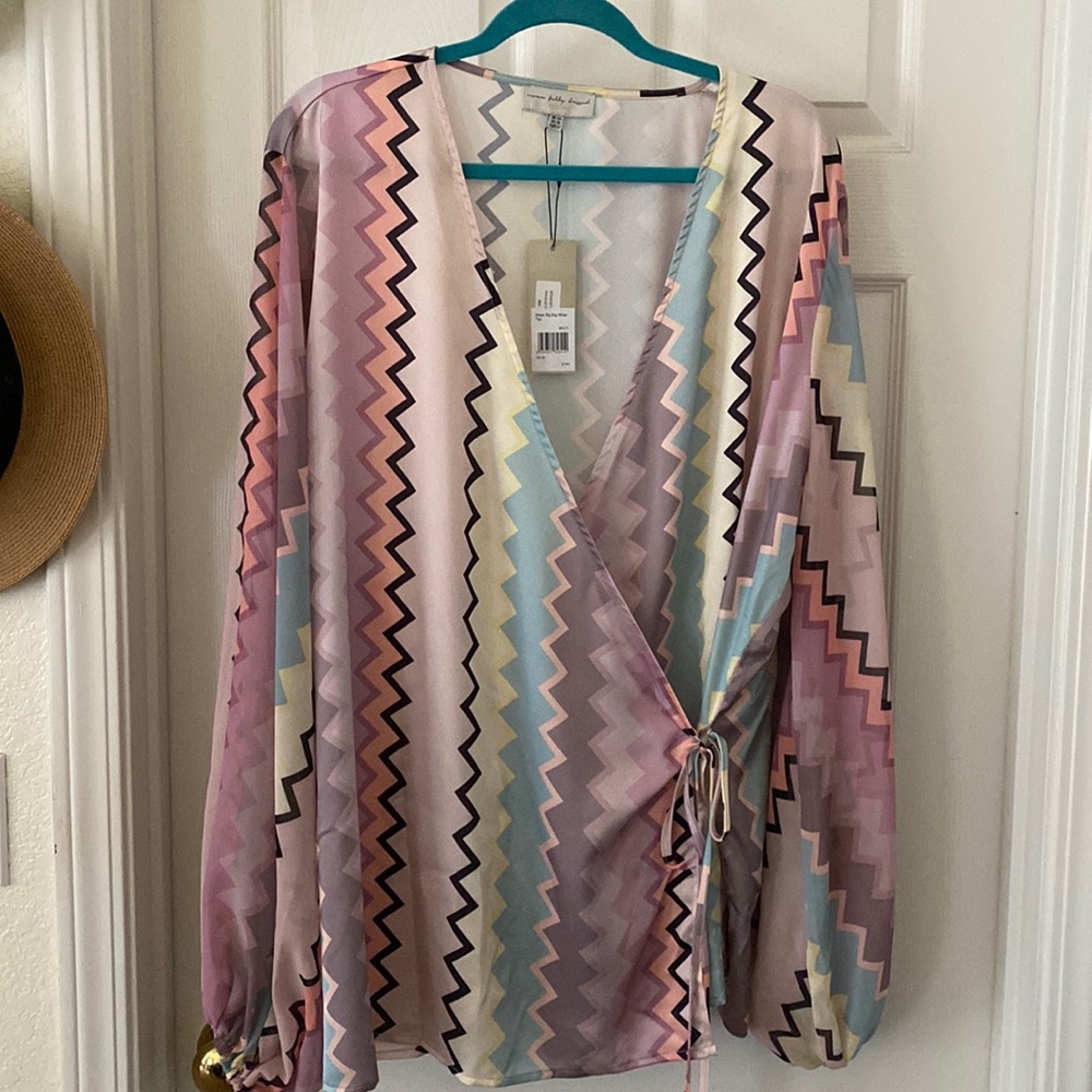 Never Fully Dressed - Wrap Blouse Size 20